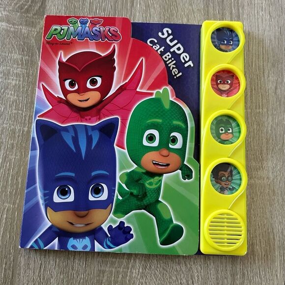 NWOT … PJMASKS “Super Cat Bike” Play A Sound Book - Picture 1 of 2